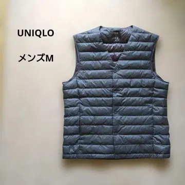 미사용 UNIQLO 유니클로 울트라 라이트 다운 베스트 그레이 남성용 M