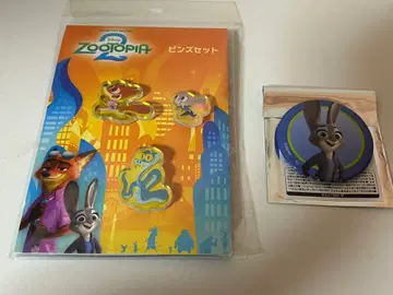 주토피아 2 핀즈 세트 닉, 주디, 게리 캔뱃지 주디