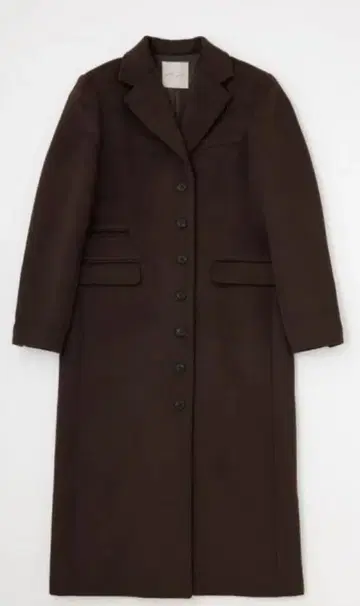 스트레이트 롱 코트 MOUSSY