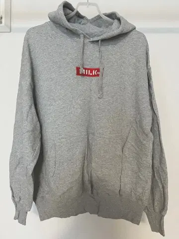 MILKFED. 그레이 후드티