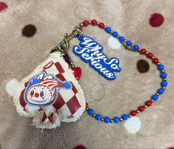 POP MART WHY SO SERIOUS 펜던트 체인 라브브