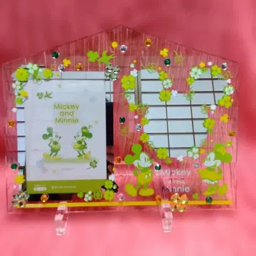 미키&미니 거울 포함 사진 프레임