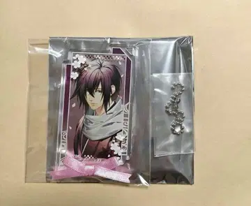 박앵귀 사이토 하지메 리본 타이 아크릴 플레이트 키체인 새상품