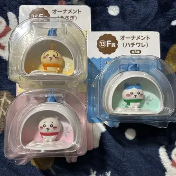 치이카와 에니마이 복권 오너먼트 3종 세트