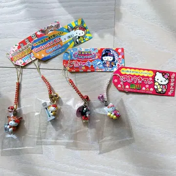 지역 한정 키티 키링 교토 청수사 히루젠 고원 오카야마 오사카 쓰텐카쿠