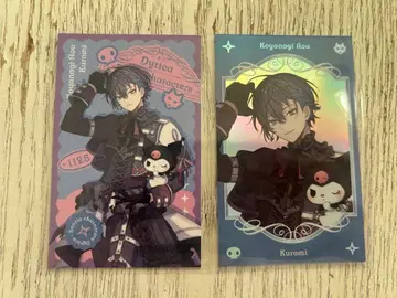 니지산지 산리오 콜라보 코야나기 로우 사진풍 카드