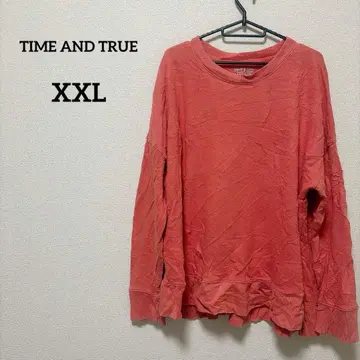 TIME AND TRUE [ XXL ] 오렌지 트레이닝복