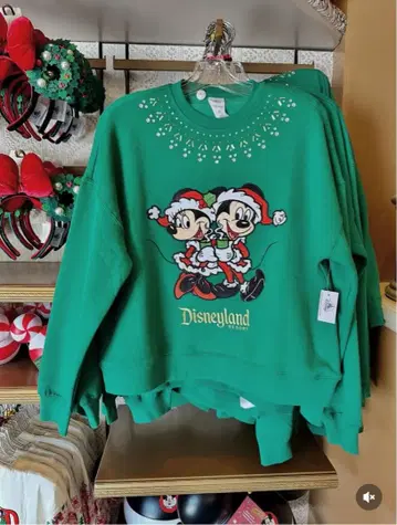 캘리포니아 디즈니 한정판 미키 미니 맨투맨