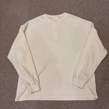 SEABEES 서멀 헨리넥 ivory M 사이즈