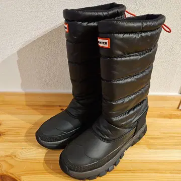 HUNTER 스노우 부츠 블랙