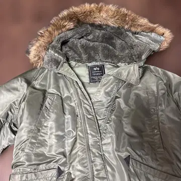 ALPHA INDUSTRIES N-3B 밀리터리 자켓 L