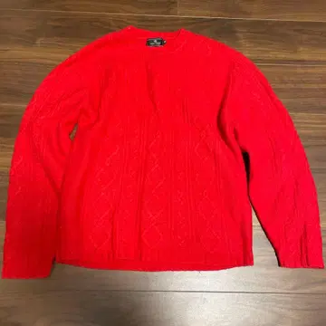 Kent & Cuteen 빨간색 남성용 스웨터 M