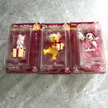 디즈니 크리스마스 오너먼트 피규어 [ 새상품 ] 3개 세트