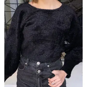 MURUA [ 2WAY ] 샤이니 페더 니트