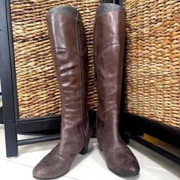 천연 가죽 롱 부츠 naturalizer 중고품