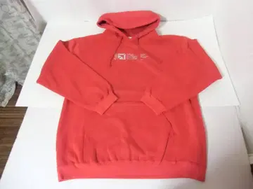 미사용품 ELWOOD 풀오버 후드티 L 사이즈 레드 계열 90'S