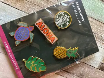 하와이 한정판 Starbucks 핀 배지 스벅