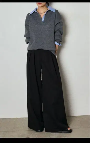 ECICA 카라 부착 폴로와 팬츠