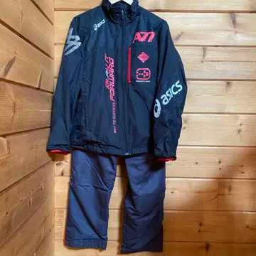 아식스 A77 자켓과 팬츠 세트 블랙