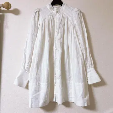 [ 새상품 ] M_ 엠언더바 마우지 블라우스 원피스 튜닉