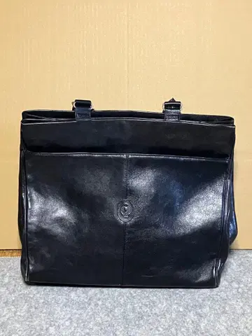 블랙 가죽 비즈니스 백