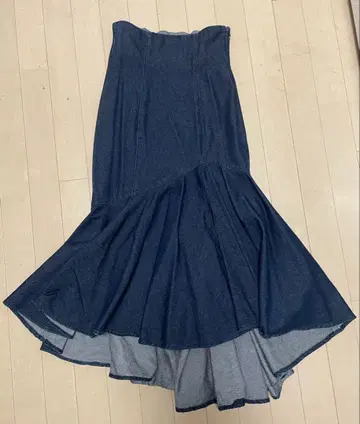 snidel 머메이드 스커트 스나이델 하이웨스트 헴 볼륨 스커트