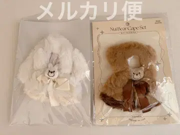 3coins 누이 케이프 세트 10cm 곰 토끼