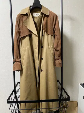 Ray BEAMS 트렌치코트 베이지 브라운