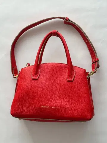 [ 새상품급 ] LACUCCI 가죽 숄더백 베라르 레드