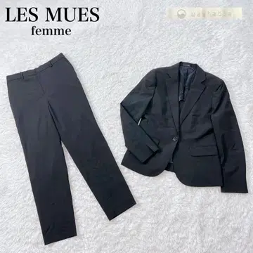 새상품급 레미유 아오키 팬츠 수트 셋업 워셔블 최근 모델