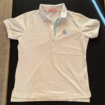 Foglia Brillante 화이트 피케 셔츠 반팔