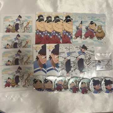 닌타마 란타로 토부 동물공원 신베에 도이 브로마이드 캔뱃지