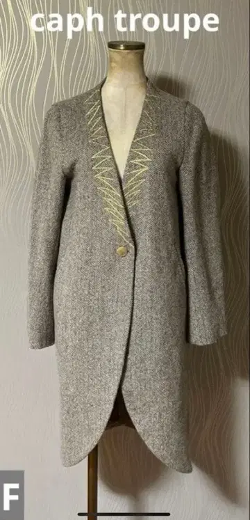 caph troupe 카프 노카라 코트 캐시미어 혼방