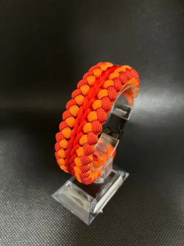 에반게리온 2호기풍 컬러 파라코드 팔찌