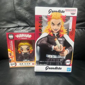 귀멸의 칼날 렌고쿠 쿄쥬로 피규어 흔들흔들 헤드 세트