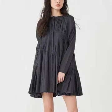 새상품급 Merlette MARTEL PLEATED 별주 개더 원피스