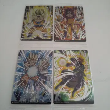 이타쟈가 드래곤볼 vol.5 6 7 레어 카드 4장 세트