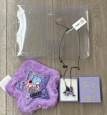 ANNA SUI 키키라라 콜라보 목걸이&파우치