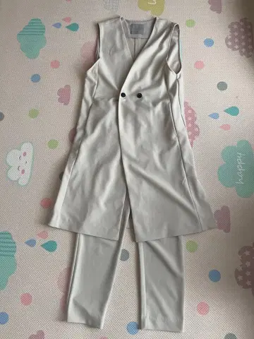 UNFILO 베이지 아이보리 팬츠 셋업