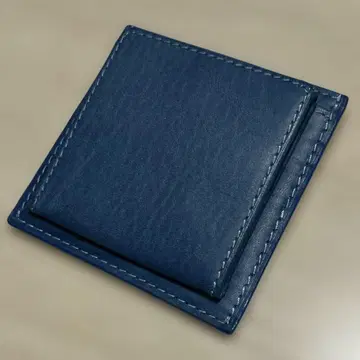 BAGGY PORT 접이식 지갑 파랑 x 베이지 네이비 나염