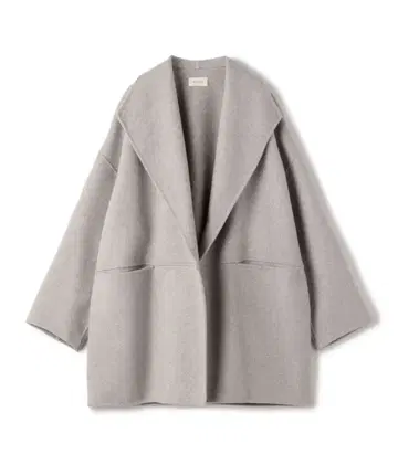 데프레 DES PRES 더블 페이스 멜톤 비버 숏코트