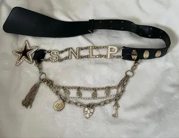 SNLP 스키니립 체인 벨트