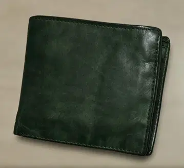 Forbito 접이식 지갑 짙은 녹색