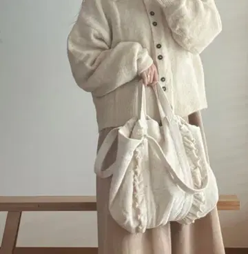 새상품급 Lili x coco 알알이 한국 스타일 토트백