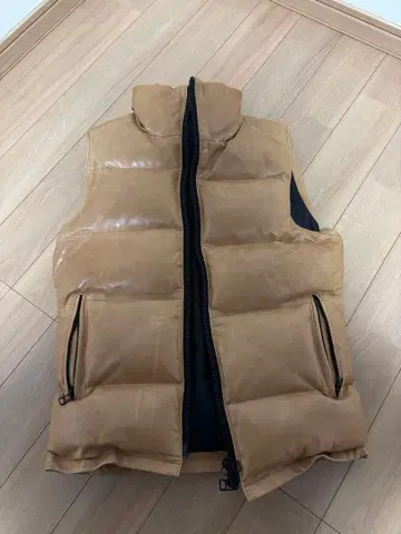 바탈리온 가죽 다운 베스트 램 가죽 새상품급