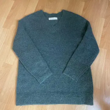 BEAUTY&YOUTH V넥 스웨터 green