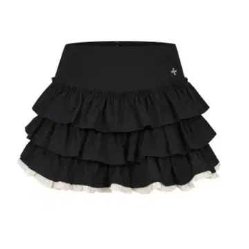 ANDWANG Charm 프릴 퀼로트 미니 스커트