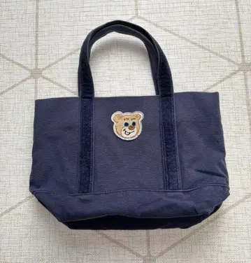 LOVERARY 올드 테디 와펜 토트백 네이비