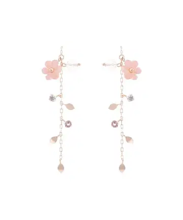 미사용 새상품 사만다 티아라 플라워 귀걸이 정가 4만 2천 엔