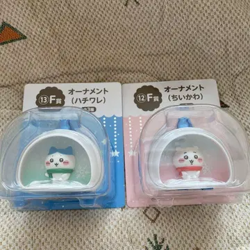 애니마이 복권 오너먼트 2개 세트 (하치와레 치이카와 (먼작귀))